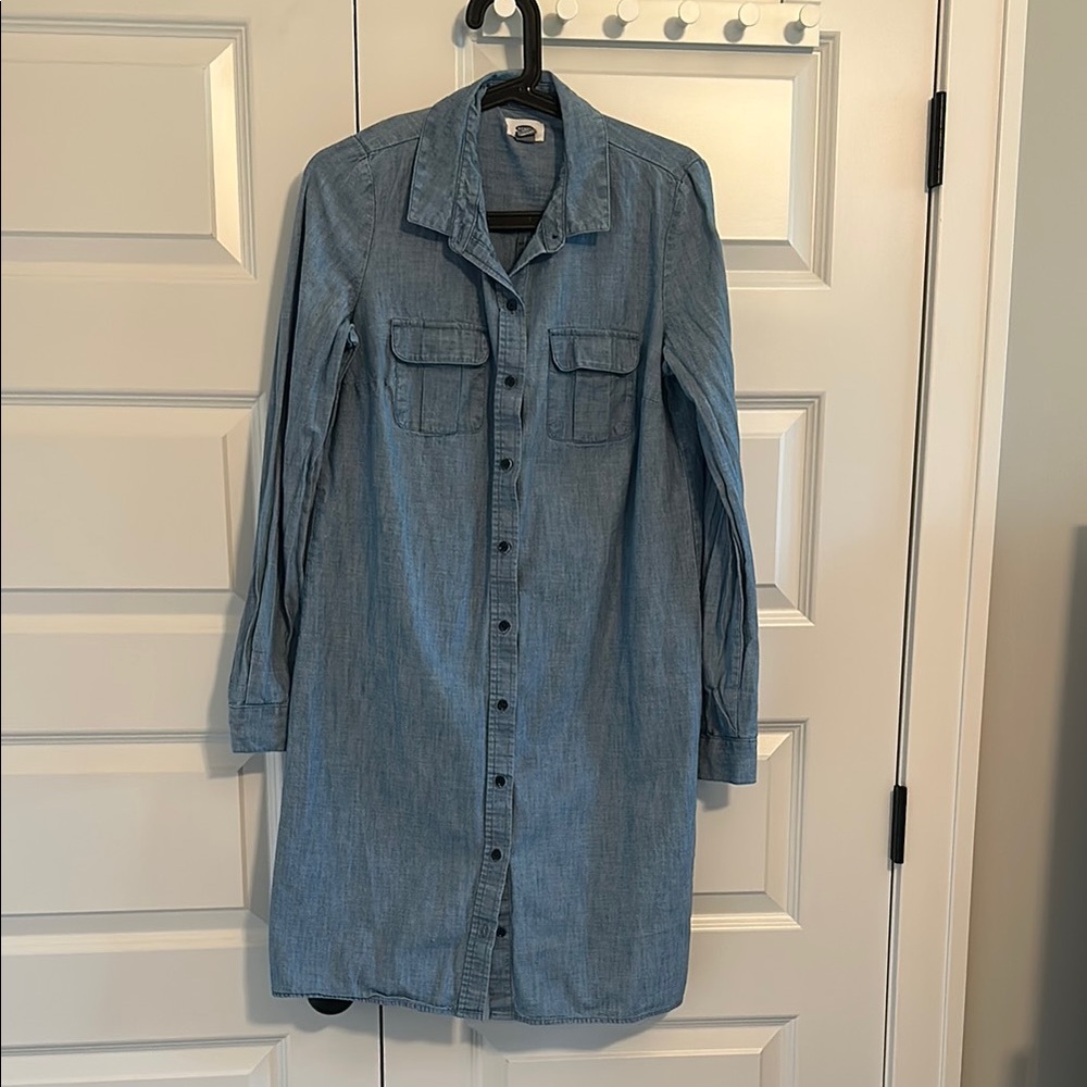 Old Navy Chambray Shirt Dress